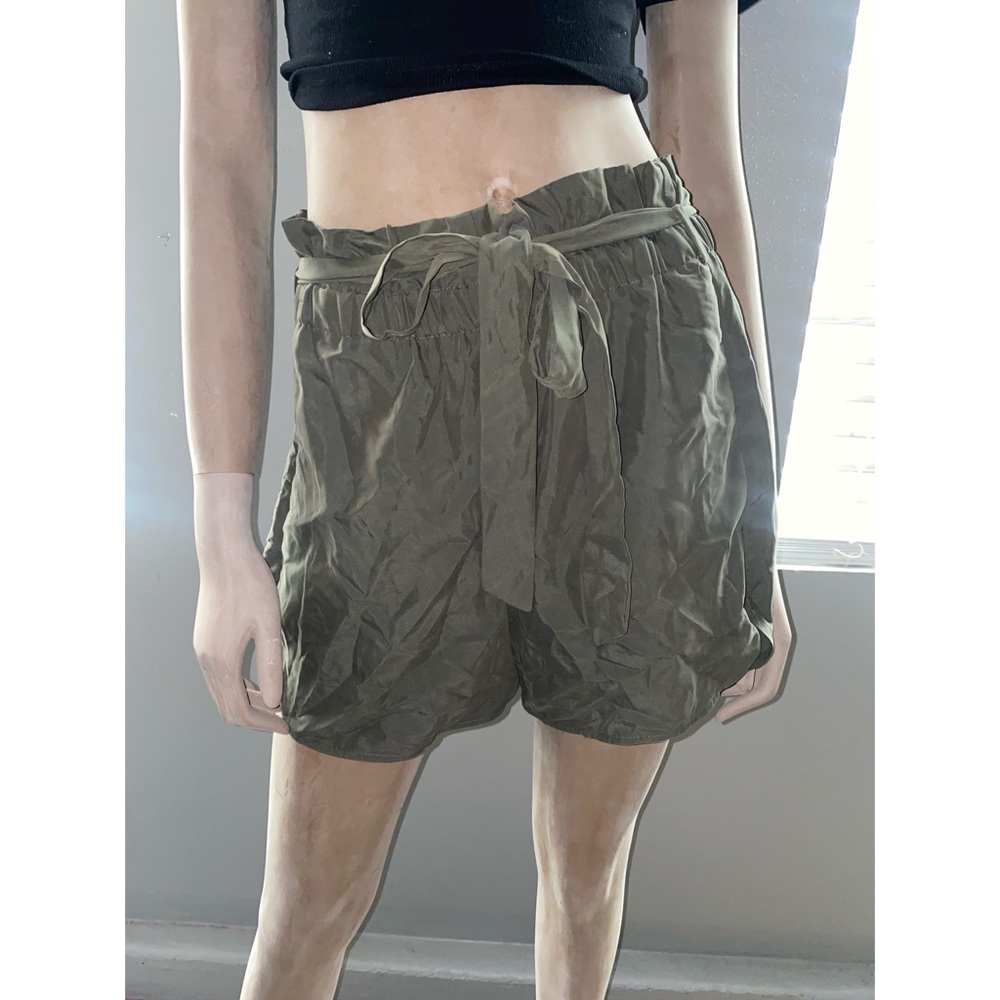 Express Olive Green Shorts